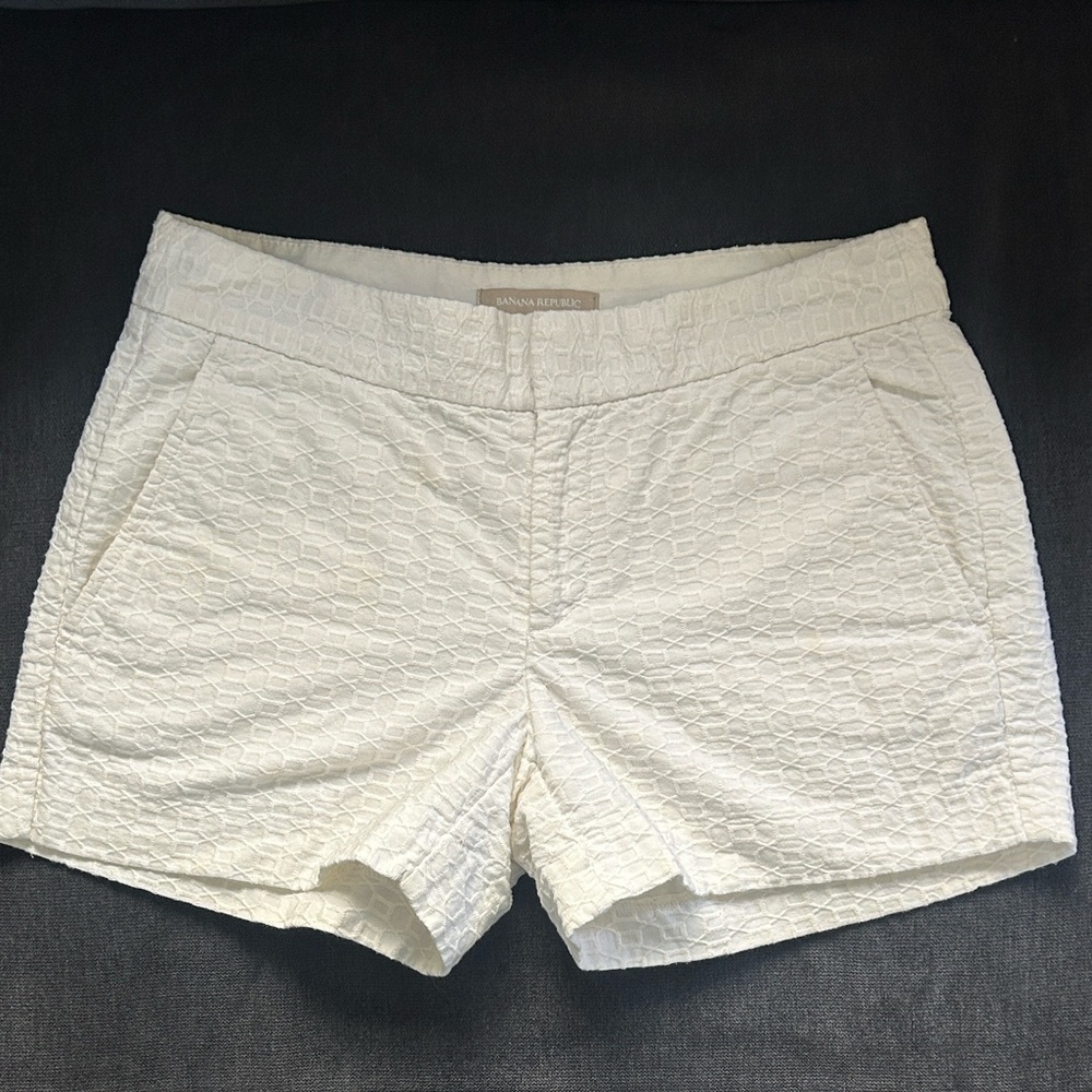 Banana Republic  Cream Shorts